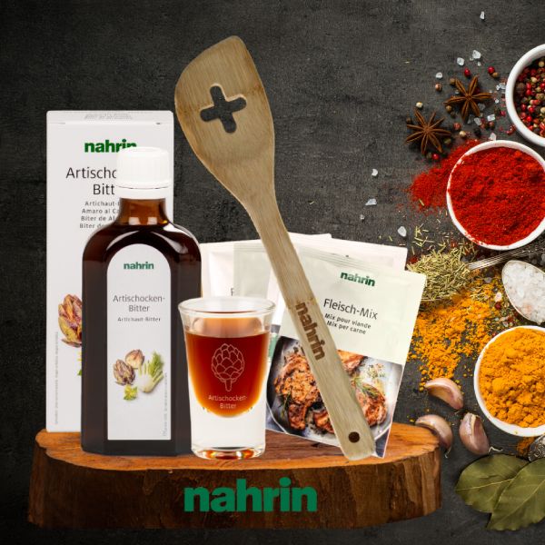 Nahrin Cooking Pack - Spices, Artichoke Bitter, Jar, Cooking Spoon